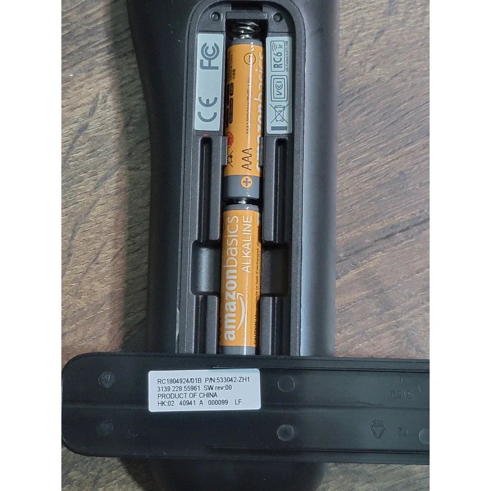 HP Windows Media Center Remote Control RC1804924/01B P/N 533042-ZH1 Black IR‎